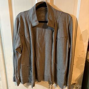Sonoma(?) Sport Heather Gray Zip-Up